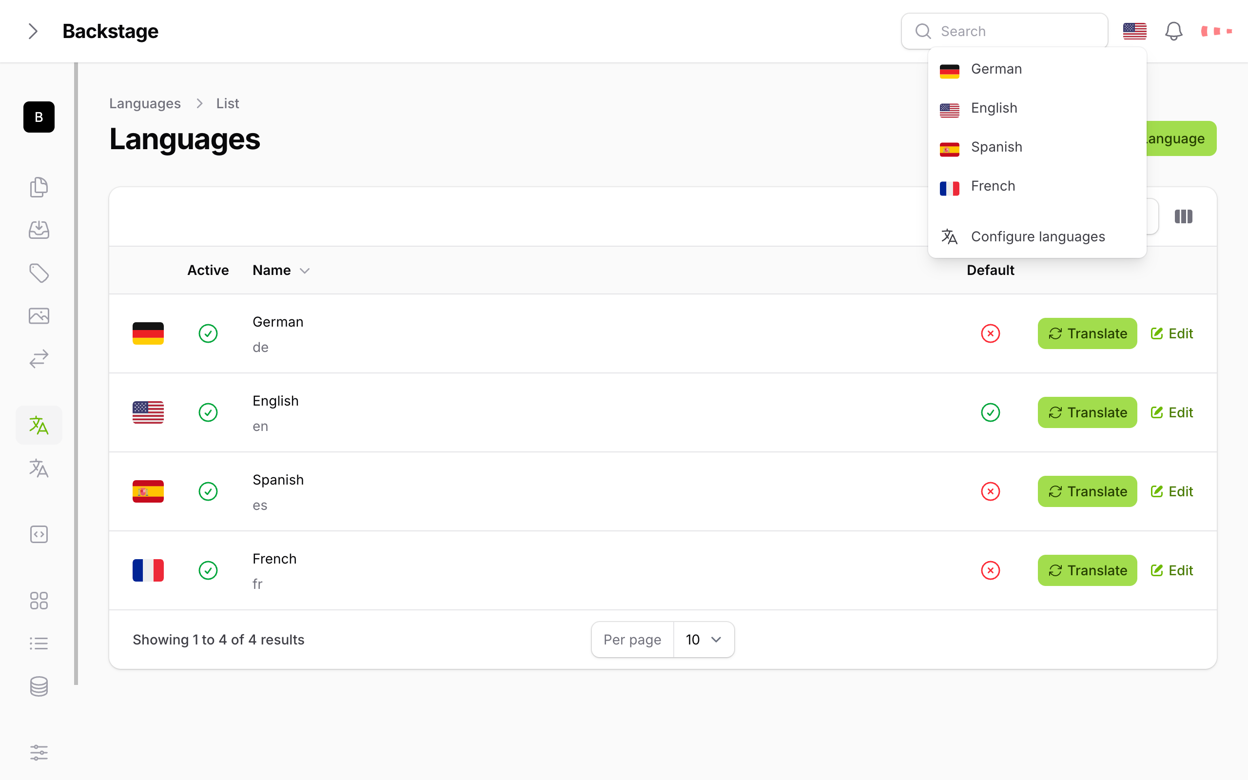Language Switcher